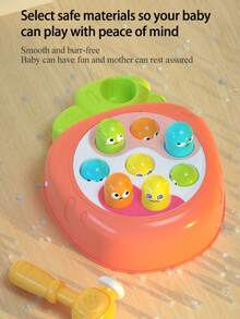 New Cartoon Whack-A-Mole Early Educational Toy For Toddlers, Develops Baby's Hand-Eye Coordination Hitting Game, Cute Interactive Educational Pounding Toy, Infant Learning Gift, Baby's Christmas, Halloween, Thanksgiving Birthday Present - Multicolor - View 4