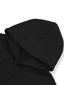 Sudadera con capucha de farmacéuticoécnico, mortero y mazo, prescripción floral - Negro - Ver 3