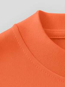 Camisa Camiseta Masculina 100% Algodão Estampada Violão - Laranja - Visão 3