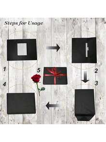 12pcs Black Thin Wrapping Paper, Colorful Wrapping Paper Tissues For Various Occasions - Black - View 11
