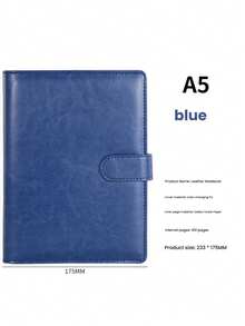 Cuaderno de negocios A5 con diseño de hebilla, cuaderno para tomar notas de oficina