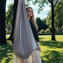 150x280cm Indoor/Outdoor Fabric Hammock - Adjustable, Multi-Color Options (Red, Green, Purple, Blue, Gray), Suitable For Yoga, Camping, Picnics And Other Outdoor Activities, Comfortable Leisure | Adjustable Hammock | Durable Portable Fabric, Yoga Hammock, Outdoor Hammock - Multicolor - View 8