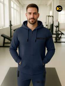 Big City Men Sports Sets - Navy Blue - View 3