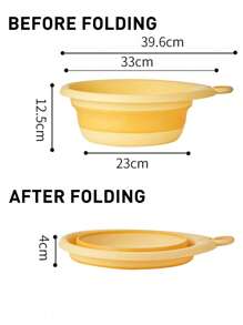 Sanrio Character 多功能折叠式脸盆，PP + PVC 材质，耐用轻便，多种尺寸（小/中/大）和颜色可选，可折叠设计节省存储空间，易于折叠和展开，防漏结构，光滑边缘，使用轻柔，多功能用于洗脸、洗碗 - 彩色 - 查看 17