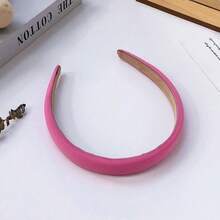 1pc Fabric Candy-Colored Hairband For Girls With Frizzy Hair - Simple High-Top Sponge Hair Accessory, Home Beauty Women Accessory Gifts, Hair Hoop
