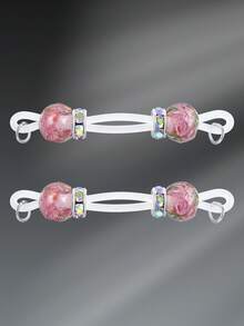 CIZME 2 Pcs/Set Sexy Stainless Steel Heart Star Adjustable Fake Nipple Rings Non-Piercing Nipple Rings Dangle Faux Nipple Rings Nipple Faux Nipple Rings Non Piercing Nipple Jewelry Faux Piercing Jewelry For Women For Daily Decoration - Fake Nipple Ring - View 7