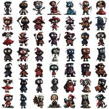 SCXXBSW 50 Pieces Of Halloween Horror Character Graffiti Stickers For DIY Decoration On Guitars, Notebooks, Suitcases And Other Items - Multicolor - View 10