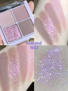 Rom&nd Better Than Eyes 眼影盤 N02 Dry Violet，基礎眼影盤，4色日常自然色調，絲絨質地，易暈染，顯色豐富，霧面與珠光，高顯色度，持久，韓系彩妝，韓國化妝品，禮盒組，7g/0.25oz - N02 DRY VIOLET - 查看 2