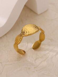 18K镀金不锈钢邪眼可调节戒指，防褪色，适合派对、海滩、节日等场合的珠宝配饰，可作为送给女儿/母亲/闺蜜的礼物。 - 惡魔之眼 - 查看 2