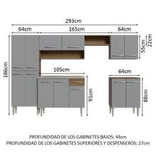 MADESA Baker's Racks - Brown and Grey - View 3
