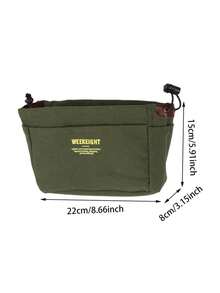 轻装旅行，智能收纳：多功能帆布包，带抽绳和实用口袋，可收纳学校用品 - 藍色 - 查看 14