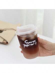 20-Pack Insulated Plastic Cups With Lid And Leak-Proof Design, Suitable For Milk Tea, Coffee, Juice, And More. Ideal For Take-Out From Beverage Shops And Homemade Drinks At Home. Both Aesthetically  And Practical - Nhiều màu - Xem 7