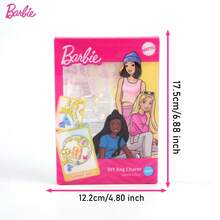 Mattel 1套芭比官方授权DIY串珠手机链创意钥匙扣芭比Y2K风格包包钱包汽车情侣钥匙扣甜美风格装饰收藏品精美亚克力配件生日礼物圣诞礼物 - BB-202603 - 查看 3