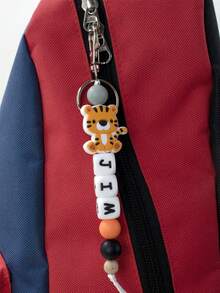 Custom Silicone Letter Keychain, Personalized Keychain, Customized Keychain, Customizable Birthday Gifts, Purse Charms, Key Chain For Women/Men., Wristlet - Style a - View 5