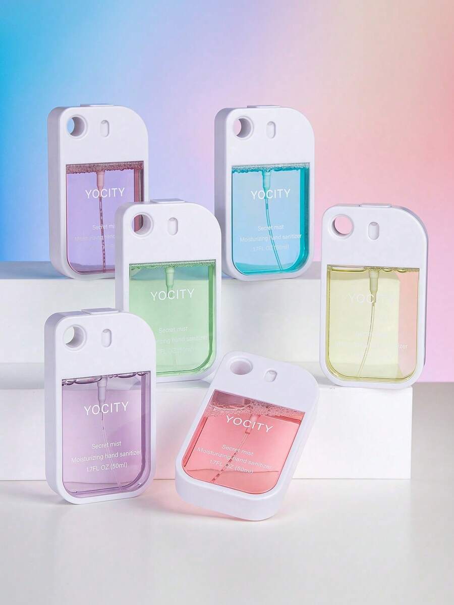 1pc 50ml Moisturizing No-Rinse Hand Sanitizer Spray Bottle, Travel Size No-Rinse Hand Sanitizer Spray Bottle, Moisturizing No-Rinse Hand Sanitizer Spray Bottle (Note: The Actual Product Is An Empty Spray Bottle)