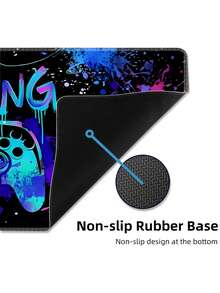 Tấm lót chuột chơi game Neon - Viền cao su chống trượt bền chắc, phù hợp cho game thủ, văn phòng và sử dụng tại nhà - Có nhiều kích cỡ, thảm lót bàn, tấm lót chuột in hình game màu sắc tươi sáng dễ thương. - Nhiều màu - Xem 7