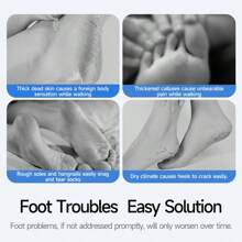 1pc Electric Foot Grinder, 3 Mode Options, Waterproof, 2 Replacement Heads, 750mAh Rechargeable Battery, Removes Calluses, Suitable As Christmas Gift Or Gift For Women