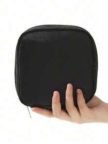 Large Capacity Sanitary Napkin Storage Bag, Multi-Functional Portable Storage Box, Coin Purse And Mini Cosmetic Bag, Nursing Pad Holder, Tampon Bag, Feminine Product Bag, Casual Style, Polyester Material, Perfect Storage Solution And Good Gift