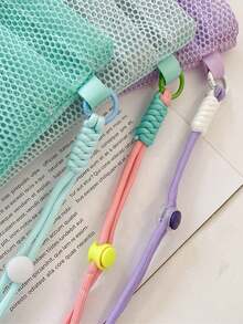 1pc Vibrant And Stylish Bag - Polyester Construction,Classic Holiday Style, Beach Necessities, Beach Essentials, Beach Stuff & Summer Essentials, Newest Holiday Bag, Fashionable Clutch Bags For Woman