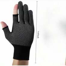 Special Gloves For Men And Women Working, Two, Three, Five Fingers, Work, Wear-Resistant, Non-Slip, Riding Durable And Lengthened - Black - View 9