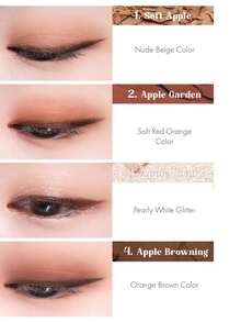 Rom&nd Better Than Eyes Eyeshadow Palette M01 Dry Apple Blossom, Basic Eyeshadow Palette, 4 Colors Daily Natural Tones, Velvet Texture, Easy To Blend, Vibrant Color, Matte And Shimmer Finish, High Color Payoff, Long-Lasting, Korean Cosmetics, Gift Set - M01 Dry Apple Blossom - View 9