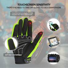 1 para rękawiczek motocrossowych, rękawice motocyklowe, letnie, oddychające, outdoorowe, sportowe, rękawice motocyklowe, pełne palce, akcesoria rowerowe na cztery pory roku, prezent dla jeźdźca