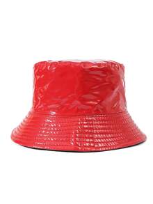 1 pieza Sombrero de cubo de unicolor para mujer, gorra para senderismo con protección UV, ajustable, accesorio de moda para viajes diarios, playa, festivales - sombrero de cubo - Ver 21
