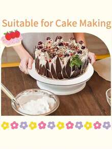 5/10个（6/8/10/12英寸）圆形白色蛋糕板，瓦楞纸底座，适用于烘焙、DIY蛋糕、甜点、婚礼庆典、生日派对、小吃、纸杯蛋糕展示托盘、主题派对、蛋糕装饰、婚礼派对、复活节、母亲节、父亲节和其他场合。 - 彩色 - 查看 8