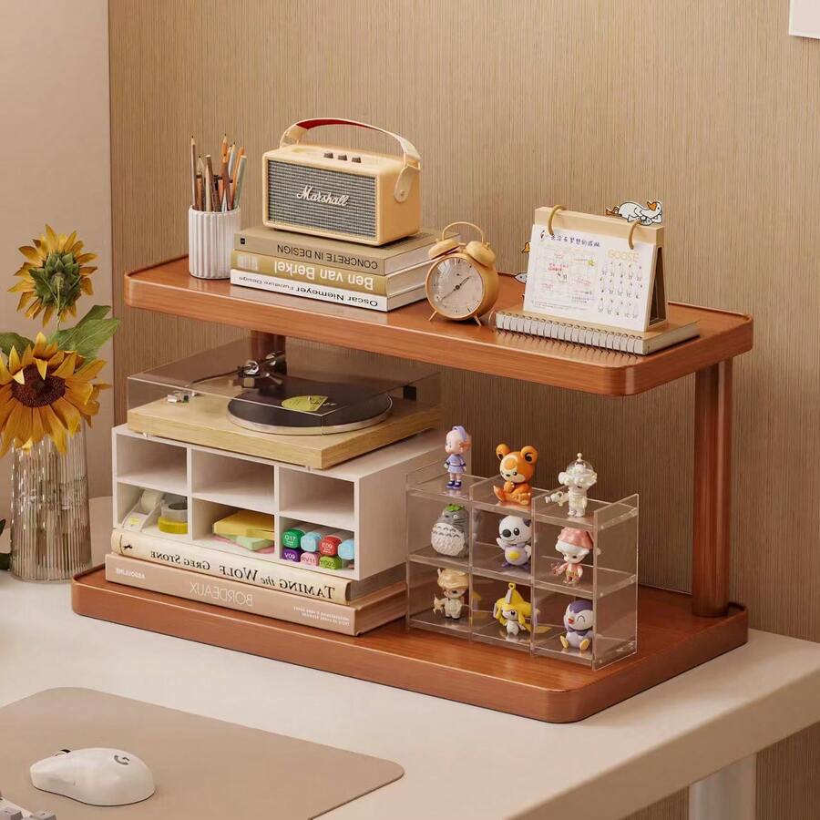 迷你桌面垂直展示架，桌面工艺品展示架