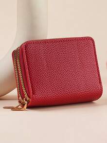 Letter Graphic Multi-Card Card Organizer Storage Cards Slim Lightweight Portable Cash ID Card Card Coin Pocket Short Wallet Small Pouch Small Pocket Wallet For Birthday Gift Teenagers For College Student School Student Wallet Small Wallet Teacher Gifts Gift For Girlfriend Gifts Gift Bag Present For Teachers School Supplies Teacher Gifts