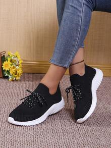 Scarpe sportive casual autunno 2025, suola in EVA comoda ed elegante, cinturino sottile, punta tonda, stile da signora