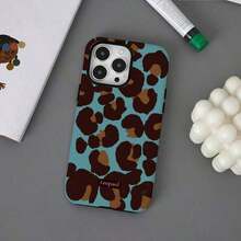 Funda para teléfono (1 unidad) con estampado único de leopardo y flores en 360°. Diseño 2 en 1 bonito y minimalista. Resistente a caídas y golpes. Cobertura total. Compatible con phone 16 Pro/16 Pro Plus/16/15/14/13/12/11. ¡Ideal para las fiestas! - Blanco 2 - Ver 4