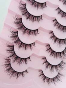 Ondine 7对交叉浓密睫毛 - 黑色 - 查看 4