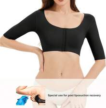 Arm Shaper Compression Sleeves For Post Surgery Support - Black-middle Sleeves - View 2
