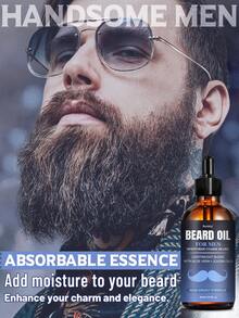 AURANY 30毫升保湿胡须油，圣诞节和情人节礼物，男士胡须护理精油，易于护理的胡须精油，滋润保湿胡须，令胡须柔顺滋养，送给男友和丈夫的贴心礼物