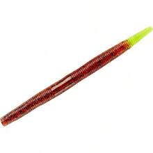 'YUM Baits Co. Dinger 5'' Paquete a Granel de 30' - verde amarillento (Carolina Pumpkin/Chartreuse) - Ver 9