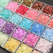 2mm 72g 6000 Pcs Multicolor Glass Seed Millet Beads For DIY Jewelry Making Bracelets Pendants Necklaces Earrings Accessories - Silver Rice Beads In a Jar - View 10