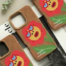 Funda para phone (1 unidad) con diseño de dibujos animados. Compatible con phone 13 Pro, 16 Plus, XS, 15, 14, 11 y 12. Color curry. Diseño sencillo y suave. - Colores mixtos 1 - Ver 3