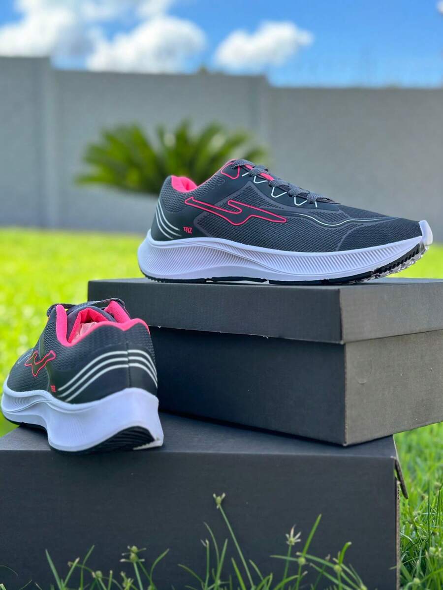 Women's Tennis Shoes Gym Running Walking Everyday Work Super Light Comfortable Cheap. - Xám 98T - Xem 1
