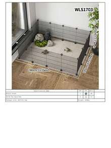 Pet Fence Turtle Anti-Escape Net, No Drilling Required, Removable Balcony Tortoise Enclosure Barrier Fence - Multicolor - View 16