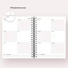 iscool 2025 Daily Planner Hard Cover Boho Mandala White - trắng - Xem 8