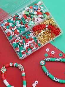 300 piezas/2400 piezas/3000 piezas/5200 piezas Kits de cuentas de arcilla Kits de pulseras de cuentas Kits de manualidades Kits de fabricación de joyas Cuentas para pulseras de la Suministros para hacer joyas para fiestas de cumpleaños