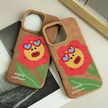 Funda para phone (1 unidad) con diseño de dibujos animados. Compatible con phone 13 Pro, 16 Plus, XS, 15, 14, 11 y 12. Color curry. Diseño sencillo y suave. - Colores mixtos 1 - Ver 5