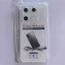 1 pieza Funda transparente anti-caída de cuatro esquinas, adecuada para teléfonos inteligentes de la serie /INFINIX/, funda de teléfono transparente anti-caída de cuatro esquinas, funda de teléfono, cubierta protectora de teléfono, carcasa de teléfono, funda de teléfono, funda de teléfono anti-caída, funda de teléfono transparente, funda de teléfono minimalista, funda de teléfono de unicolor, funda de teléfono transparente, funda de teléfono TPU anti-caída (anti-caída de grado militar)