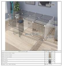 Pagar Hewan Kecil, Kandang Kucing, Anak Kucing, Anak Anjing, Anjing, Kelinci, Guinea Pig, Jaring Penghalang Anti-Kabur - MultiWarna - View 25