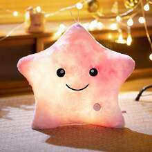 夜光星星毛绒玩具 - 神奇的夜灯和舒适的睡前伴侣以及天体装饰 - 彩色 - 查看 8