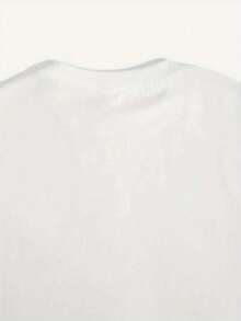 Funny Red-Haired Cartoon Character Graphic Teen Girl Cotton T-Shirt Baby Tee Teen Girl Clothes,Teen Girl Tops,Cute Tops,Baby Doll Top - 白色 - 查看 5