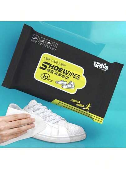 Daily Cleaning Shoe Wipes, No-Rinse Dirt Removal Wet Wipes For White Sneakers