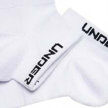 Under Armour Men's Women's Ankle Sports Socks, Casual Everyday Socks, Outdoor Travel Socks, Fitness Training Sports Socks 25510205-100 - White - View 8