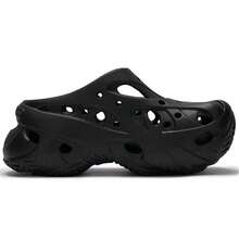 Crocs 女士珊瑚色木屐凉鞋，简约舒适户外旅行运动休闲拖鞋 211141-001 - 211141-001 - 查看 2